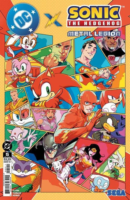 DC Comics Comic Books DC X SONIC THE HEDGEHOG METAL LEGION #5 (OF 5) CVR A PABLO M COLLAR (Release Date: 09/16/2026) 76194139344500511 0726DC0206