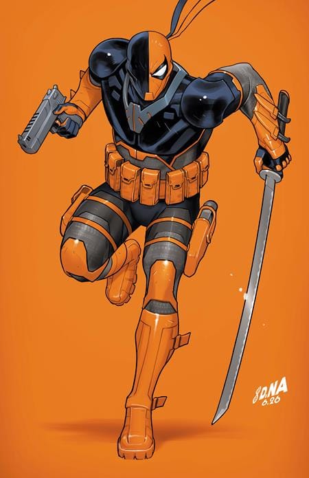 DC Comics Comic Books DEATHSTROKE THE TERMINATOR #8 CVR B DAVID NAKAYAMA CARD STOCK VAR (Release Date: 10/21/2026) 76194139721400821 0826DC0042