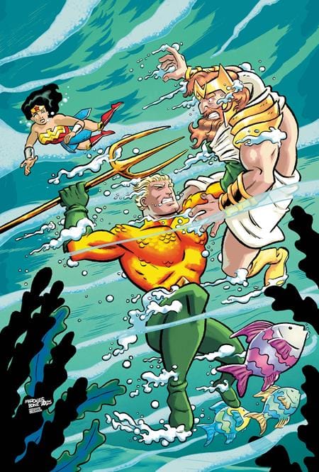 DC Comics Comic Books EMPEROR AQUAMAN #15 CVR F ANTHONY MARQUES CARD STOCK VAR 76194138869401561 0126DC0204