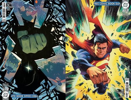 DC Comics Comic Books FCBD 2025 - DC ALL IN ABSOLUTE UNIVERSE 2025 FCBD SPECIAL EDITION FOIL VAR 0225DC198