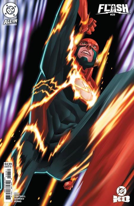 DC Comics Comic Books FLASH #28 CVR B ERIC CANETE CARD STOCK VAR (DC K.O.) 76194138164002851 1025DC0026
