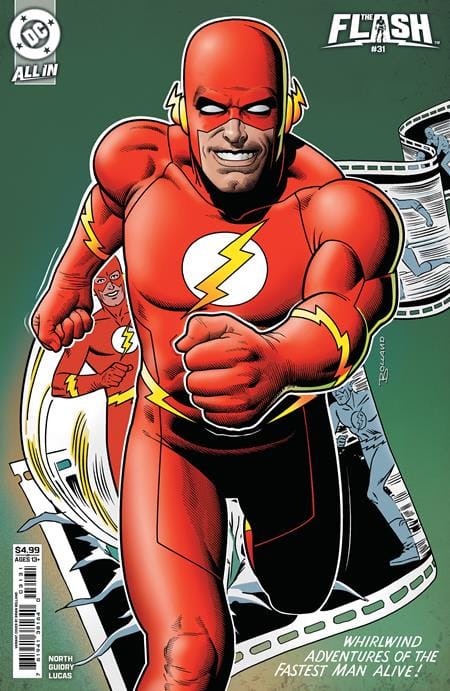 DC Comics Comic Books FLASH #31 CVR C BRIAN BOLLAND CARD STOCK VAR 76194138164003131 0126DC0208