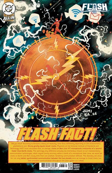 DC Comics Comic Books FLASH #33 CVR C JUNI BA CARD STOCK VAR 76194138164003331 0326DC0161