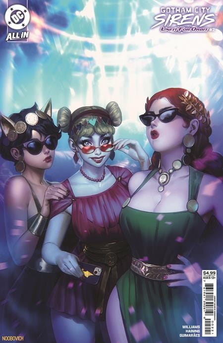 DC Comics Comic Books GOTHAM CITY SIRENS UNFIT FOR ORBIT #2 (OF 5) CVR B NOOBOVICH CARD STOCK VAR 76194139081900221 0525DC019