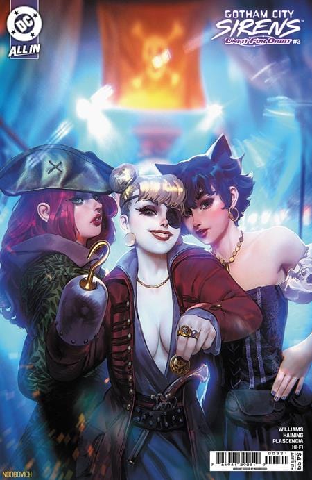 DC Comics Comic Books GOTHAM CITY SIRENS UNFIT FOR ORBIT #3 (OF 5) CVR B NOOBOVICH CARD STOCK VAR 76194139081900321 0525DC024