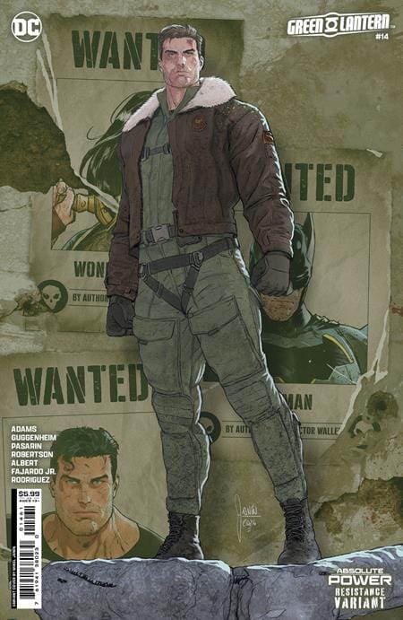 DC Comics Comic Books GREEN LANTERN #14 CVR D MIKEL JANIN RESISTANCE CARD STOCK VAR (ABSOLUTE POWER) 76194138023001461 0624DC051