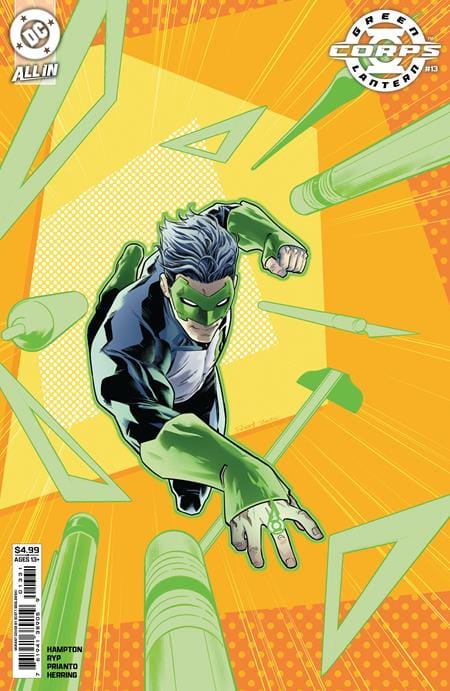 DC Comics Comic Books GREEN LANTERN CORPS #13 CVR C SCOTT GODLEWSKI CARD STOCK VAR 76194138905901331 1225DC0183