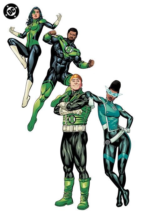 DC Comics Comic Books GREEN LANTERN CORPS #14 CVR E FERNANDO PASARIN CORNER BOX SPOT FOIL VAR 76194138905901451 0126DC0230