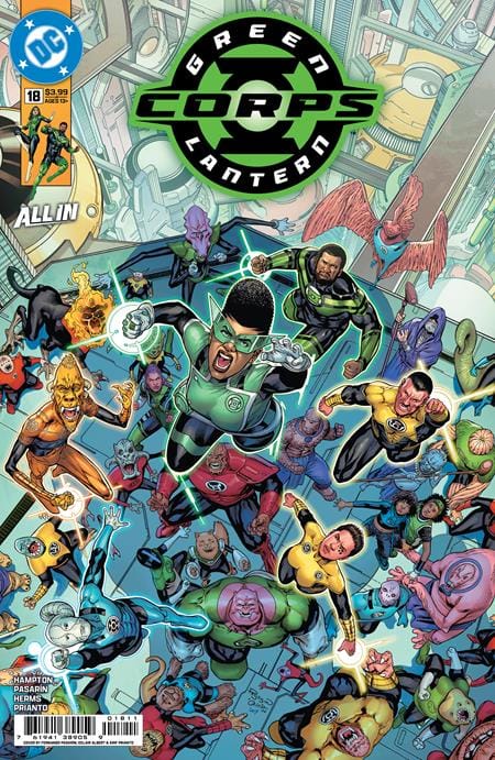DC Comics Comic Books GREEN LANTERN CORPS #18 CVR A FERNANDO PASARIN 76194138905901811 0526DC0149