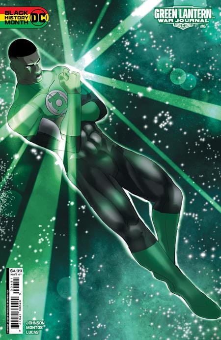 DC Comics Comic Books GREEN LANTERN WAR JOURNAL #6 CVR C NIKOLAS DRAPER-IVEY BLACK HISTORY MONTH CARD STOCK VAR 76194138049000651 1223DC160