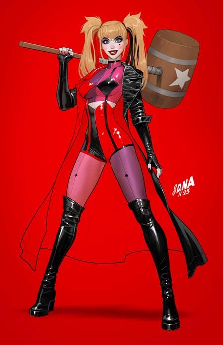 DC Comics Comic Books HARLEY QUINN #60 CVR B DAVID NAKAYAMA CARD STOCK VAR 76194137281506021 0126DC0135