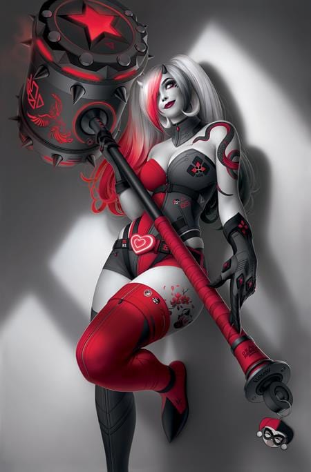 DC Comics Comic Books HARLEY QUINN BLACK WHITE REDDER #5 (OF 6) CVR B WARREN LOUW VAR 76194137938800521 0923DC251