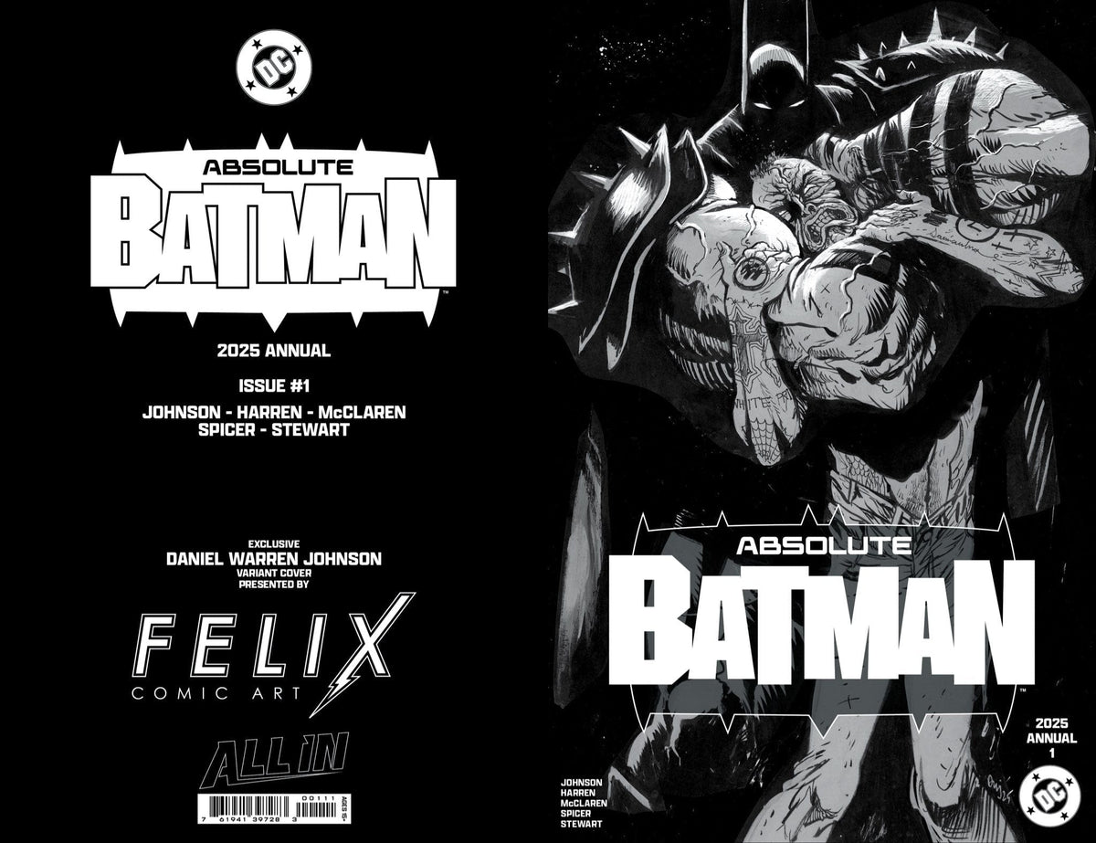 DC Comics Comic Books > Incentives ABSOLUTE BATMAN 2025 ANNUAL #1 (ONE SHOT) FELIX COMIC ART ARIANT TE-0825DC0042-FELIX