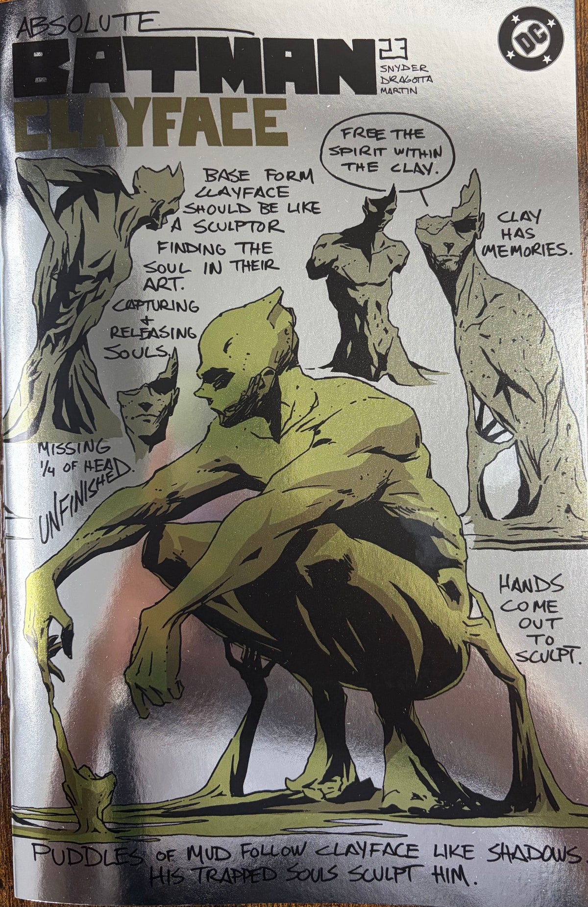 DC Comics Comic Books > Incentives ABSOLUTE BATMAN #23 FELIX COMIC ART NICK DRAGOTTA DESIGN FOIL EXCLUSIVE TE-0626DC0012-DRAGOTTA-FOIL-FELIX