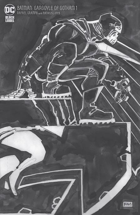 DC Comics Comic Books > Incentives BATMAN GARGOYLE OF GOTHAM #1 (OF 4) CVR H INC 1:250 FRANK MILLER VAR (MR) 76194137147400181 0723DC180