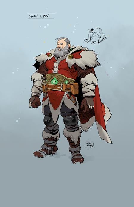 DC Comics Comic Books > Incentives BATMAN SANTA CLAUS SILENT KNIGHT #1 (OF 4) CVR F INC 1:50 DAN MORA CARD STOCK VAR 76194138248700141 0923DC051