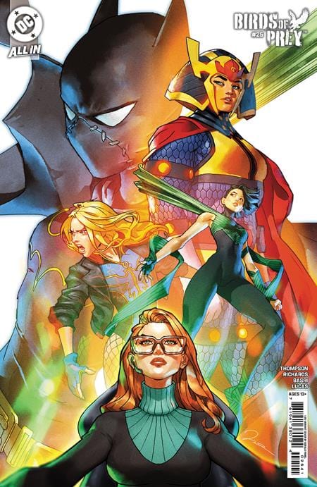 DC Comics Comic Books > Incentives BIRDS OF PREY #25 CVR F INC 1:25 GERALD PAREL CARD STOCK VAR 76194138012402541 0725DC132