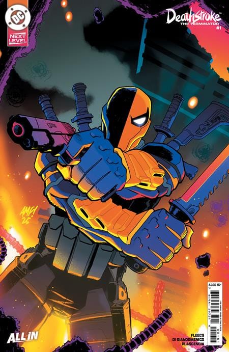 DC Comics Comic Books > Incentives DEATHSTROKE THE TERMINATOR #1 CVR G INC 1:25 TONY FLEECS CARD STOCK VAR 0126DC0040
