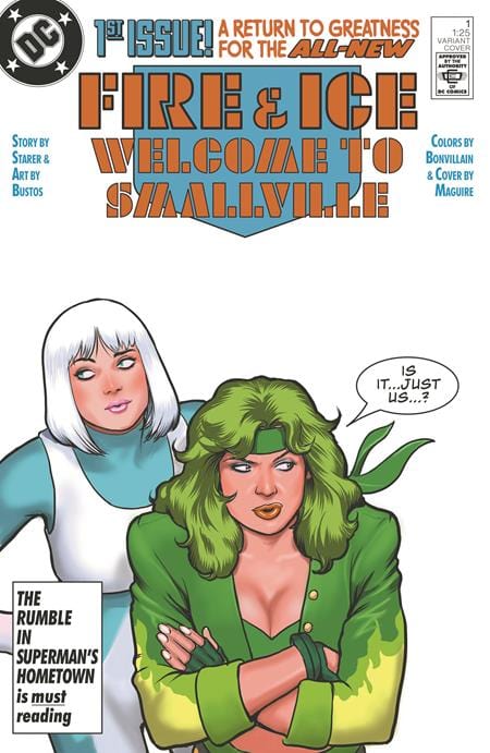 DC Comics Comic Books > Incentives FIRE & ICE WELCOME TO SMALLVILLE #1 (OF 6) CVR E INC 1:25 KEVIN MAGUIRE CARD STOCK VAR 76194138063600141 0723DC103