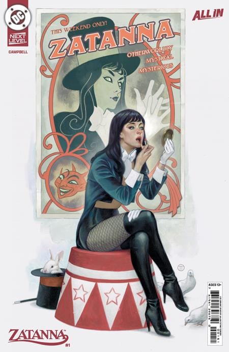 DC Comics Comic Books > Incentives ZATANNA (2026) #1 CVR G INC 1:25 JULIAN TOTINO TEDESCO CARD STOCK VAR 76194139675000151 0226DC0007