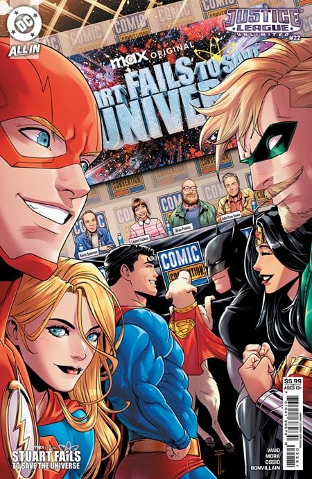 DC Comics Comic Books JUSTICE LEAGUE UNLIMITED #22 CVR G SERG ACUNA STUART FAILS TO SAVE THE UNIVERSE CARD STOCK VAR 76194138573002281 0626DC8554