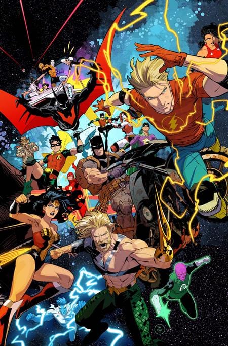 DC Comics Comic Books JUSTICE LEAGUE UNLIMITED #8 CVR A DAN MORA CONNECTING (WE ARE YESTERDAY) 76194138573000811 0425DC089