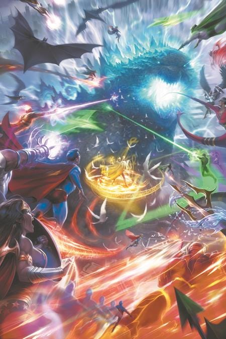 DC Comics Comic Books JUSTICE LEAGUE VS GODZILLA VS KONG #1 (OF 6) CVR C FRANCESCO MATTINA CARD STOCK VAR 76194137779700131 0823DC003