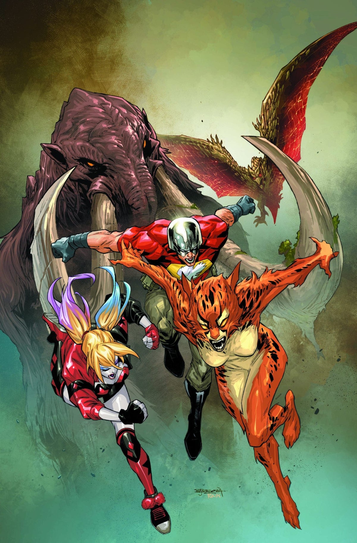 DC Comics Comic Books JUSTICE LEAGUE VS GODZILLA VS KONG 2 #4 (OF 7) CVR B SEPHEN SEGOVIA CARD STOCK VAR 76194138628700421 0725DC104