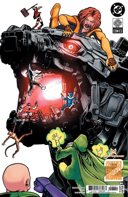 DC Comics Comic Books JUSTICE LEAGUE VS GODZILLA VS KONG 2 #6 (OF 7) CVR D KEVIN MAGUIRE CARD STOCK VAR 76194138628700641 1025DC0167