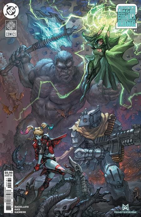 DC Comics Comic Books JUSTICE LEAGUE VS GODZILLA VS KONG 2 #7 (OF 7) CVR C ALAN QUAH CARD STOCK VAR 76194138628700731 1125DC0167
