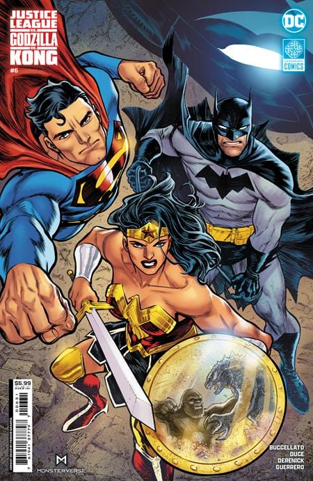 DC Comics Comic Books JUSTICE LEAGUE VS GODZILLA VS KONG #6 (OF 7) CVR C FRANCIS MANAPUL CARD STOCK VAR 76194137779700631 0124DC142