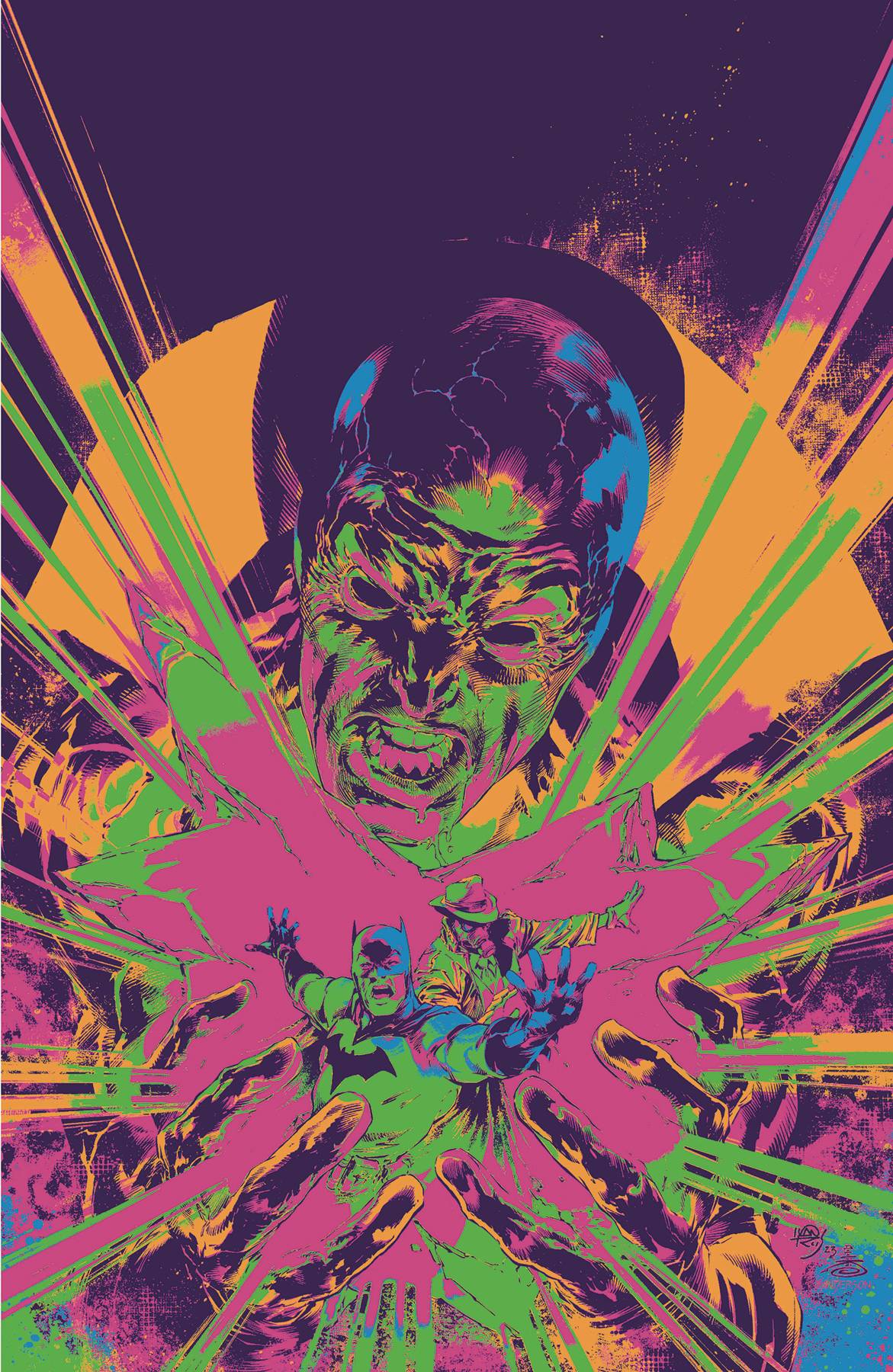 DC Comics Comic Books KNIGHT TERRORS #4 (OF 4) CVR D IVAN REIS DARKEST HOUR NEON INK CARD STOCK VAR 76194138070400471 0623DC011
