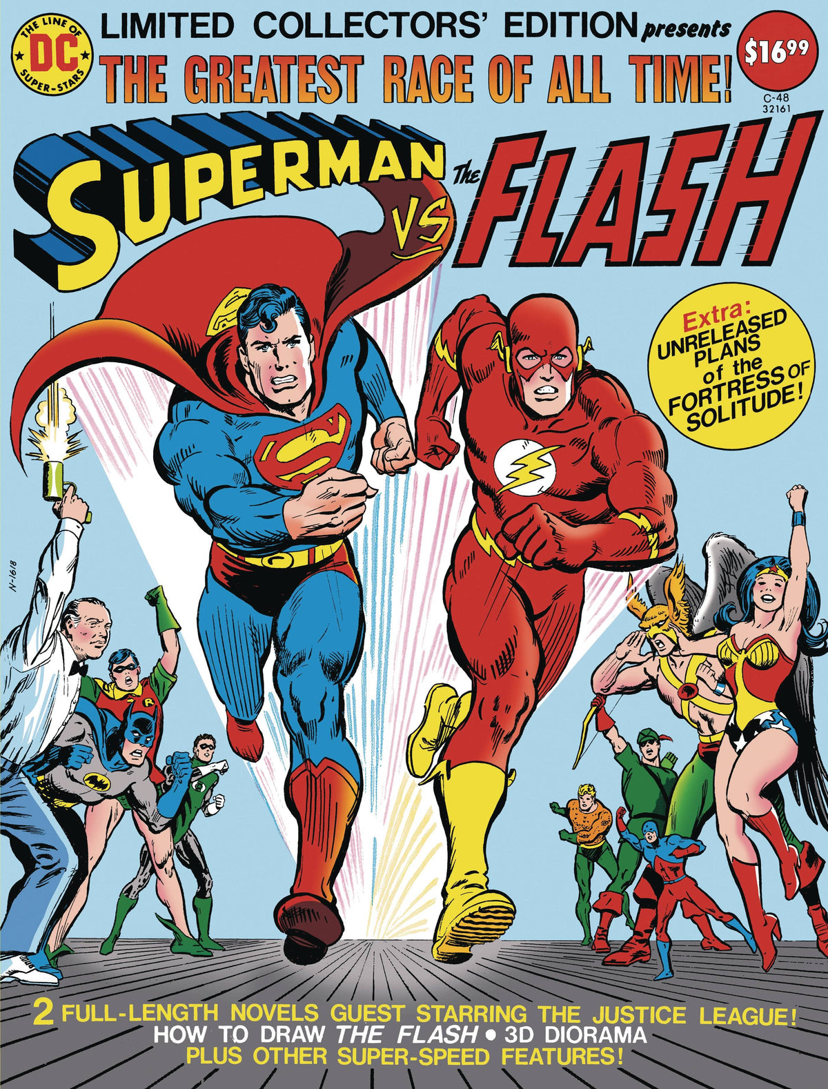 DC COMICS Comic Books LTD COLL EDN #48 SUPERMAN V FLASH FACSIMILE CVR B FOIL 76194138726000131