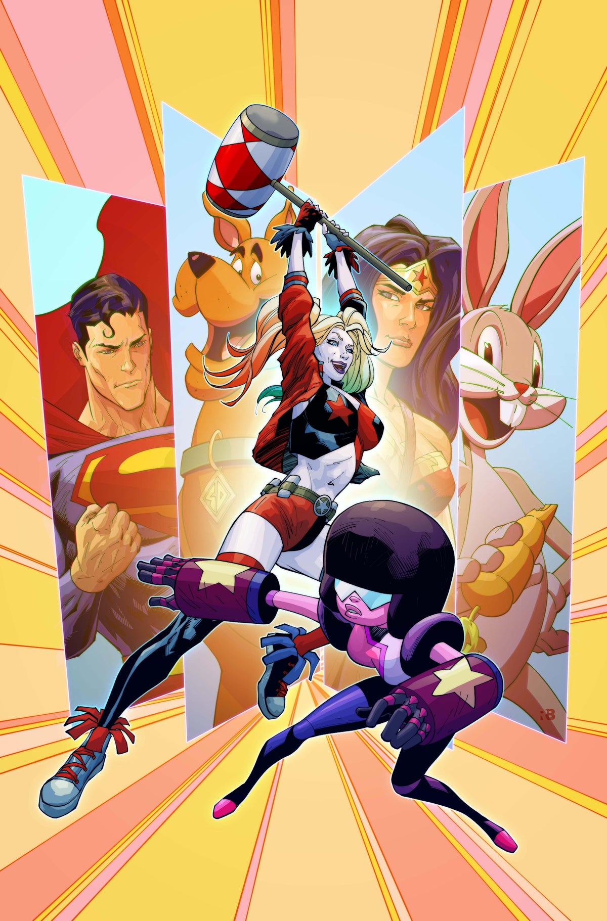 DC Comics Comic Books MULTIVERSUS COLLISION DETECTION #4 (OF 5) CVR B RYAN BENJAMIN CARD STOCK VAR 76194138016200421 0824DC191