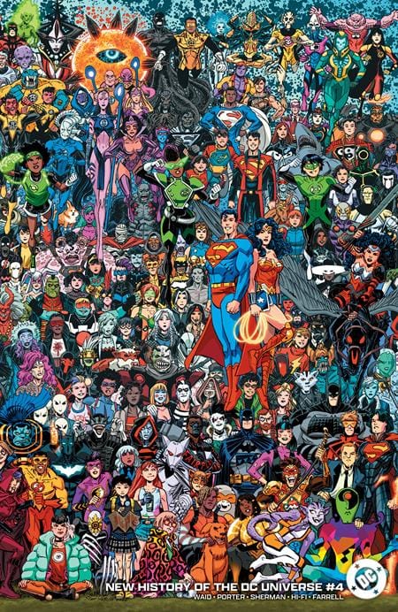 DC Comics Comic Books NEW HISTORY OF THE DC UNIVERSE #4 (OF 4) CVR D SCOTT KOBLISH LEGACY CARD STOCK VAR 76194138575400471 0725DC201