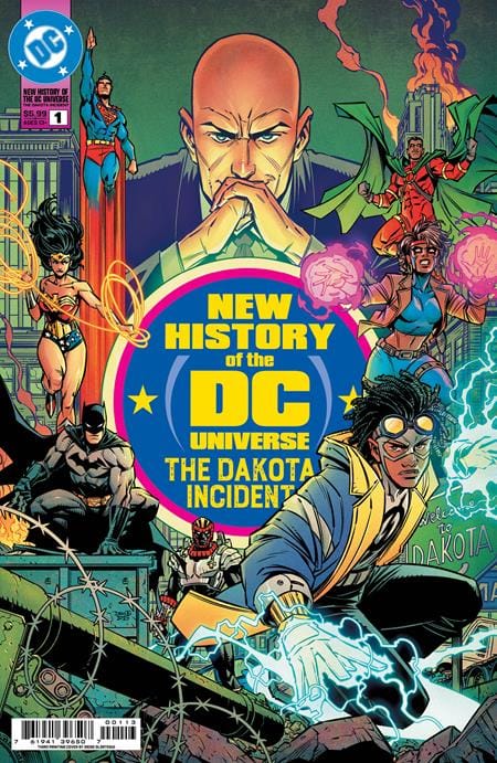 DC Comics Comic Books NEW HISTORY OF THE DC UNIVERSE THE DAKOTA INCIDENT #1 (ONE SHOT) Third Printing Cvr A Diego Olortegui (Release Date: 10/14/2026) 76194139650700113 0826DC8224