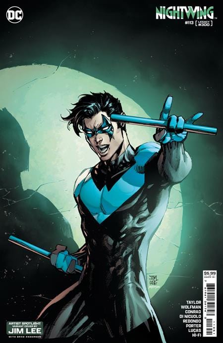 DC Comics Comic Books NIGHTWING #113 CVR E JIM LEE ARTIST SPOTLIGHT CARD STOCK VAR (#300) 76194134174311351 0224DC040