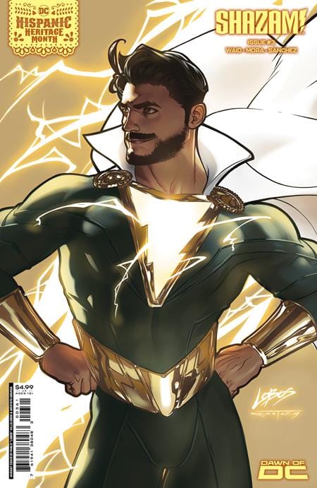 DC Comics Comic Books SHAZAM #3 CVR D PABLO VILLALOBOS HISPANIC HERITAGE MONTH CARD STOCK VAR 76194138048300361 0723DC129