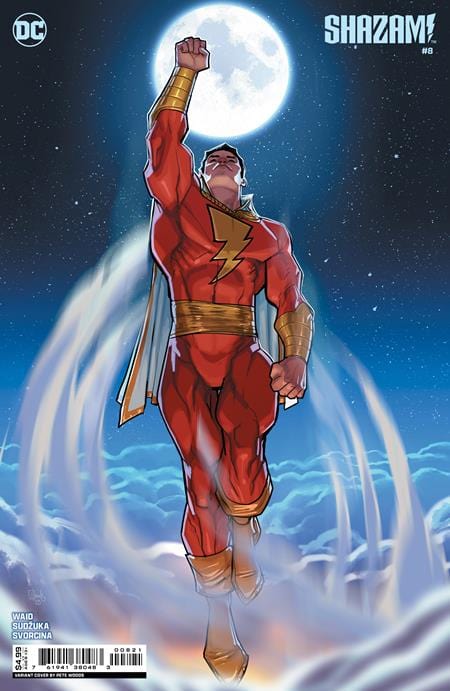 DC Comics Comic Books SHAZAM #8 CVR B PETE WOODS CARD STOCK VAR 76194138048300821 1223DC164