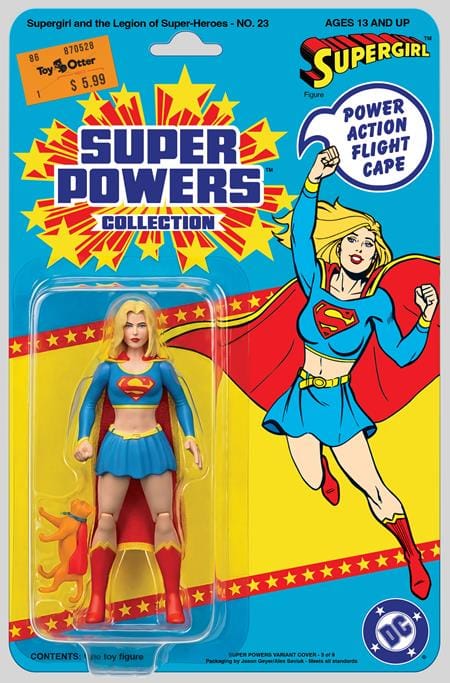 DC Comics Comic Books SUPERGIRL AND THE LEGION OF SUPER HEROES #23 FACSIMILE EDITION CVR B JASON GEYER & ALEX SAVIUK SUPERGIRL SUPER POWERS CARD STOCK VAR 76194139517300121 0426DC0201