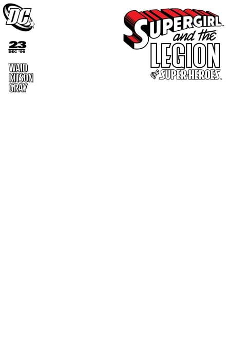 DC Comics Comic Books SUPERGIRL AND THE LEGION OF SUPER HEROES #23 FACSIMILE EDITION CVR D BLANK CARD STOCK VAR 76194139517300141 0426DC0203