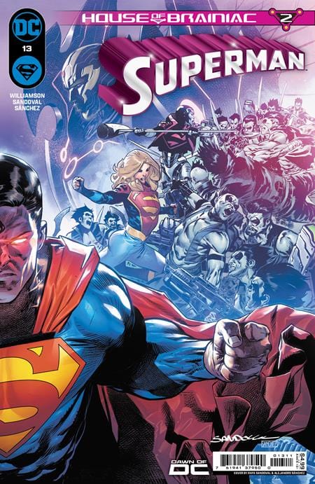 DC Comics Comic Books SUPERMAN #13 CVR A RAFA SANDOVAL CONNECTING (HOUSE OF BRAINIAC) 76194137950001311 0224DC081