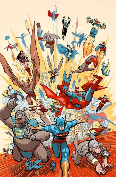 DC Comics Comic Books SUPERMAN #26 CVR E RILEY ROSSMO SUPERSMASH-UP CARD STOCK VAR 76194137950002671 0325DC058