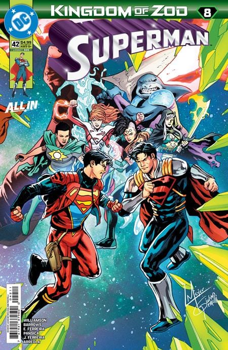 DC Comics Comic Books SUPERMAN #42 CVR A LUCAS MEYER CONNECTING (KINGDOM OF ZOD) (Release Date: 09/23/2026) 76194137950004211 0726DC0134
