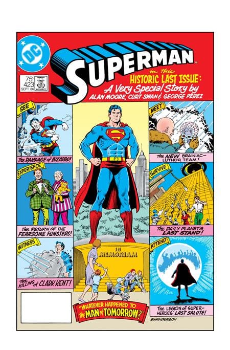 DC Comics Comic Books SUPERMAN #423 FACSIMILE EDITION CVR A CURT SWAN (WHATEVER HAPPENED TO THE MAN OF TOMORROW PART 1 OF 2) 76194139519700111 1225DC0207