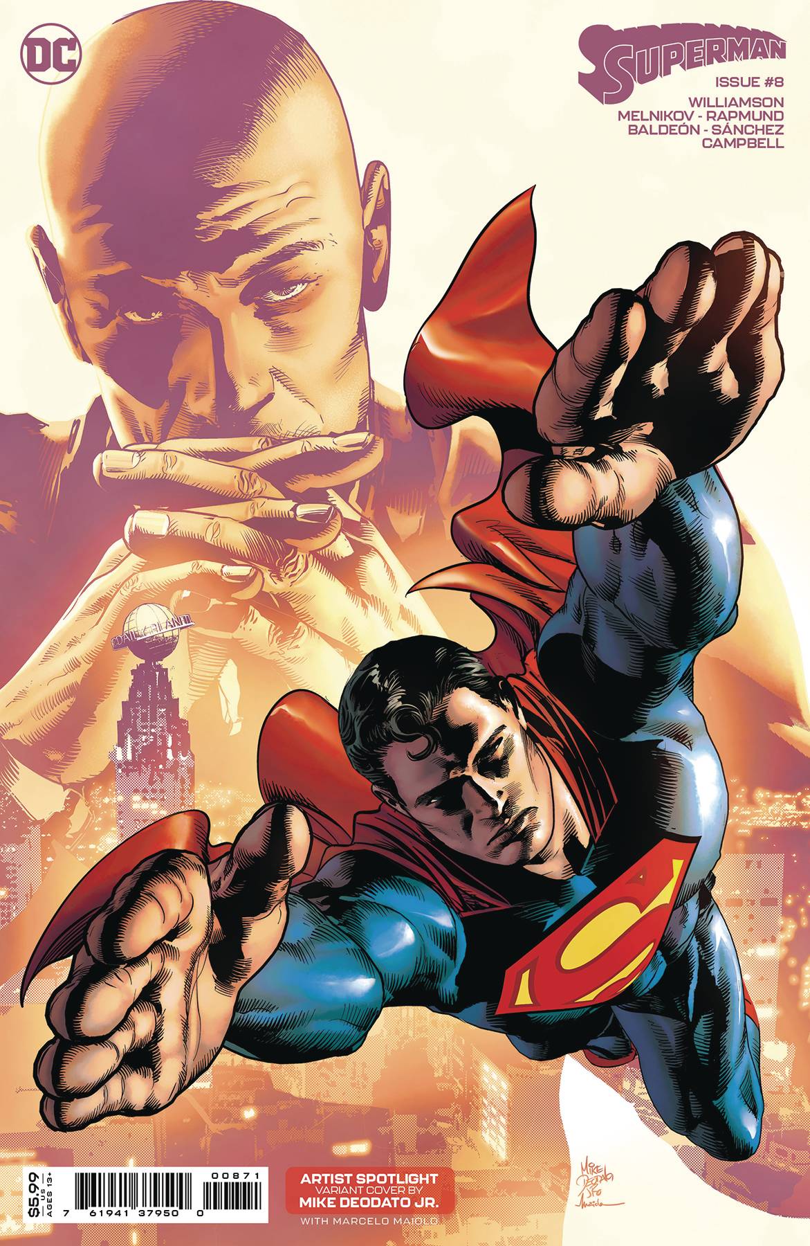 DC Comics Comic Books SUPERMAN #8 CVR E MIKE DEODATO JR ARTIST SPOTLIGHT CSV 76194137950000871