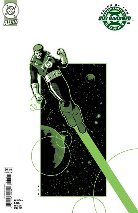 DC Comics Comic Books TALES OF THE GREEN LANTERN CORPS GUY GARDNER #1 (ONE SHOT) CVR B DAVID AJA CARD STOCK VAR 76194139676700121 0326DC0156