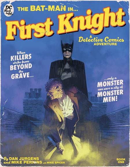 DC Comics Comic Books THE BAT-MAN FIRST KNIGHT #1 (OF 3) CVR C MARC ASPINALL PULP NOVEL VAR (MR) 76194137959300121 1223DC178