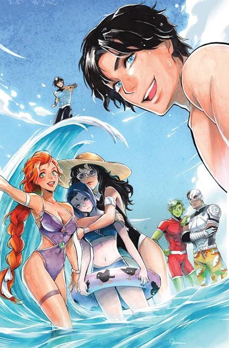 DC Comics Comic Books TITANS #14 CVR E SAOWEE SWIMSUIT CARD STOCK VAR 76194138022301471 0624DC159