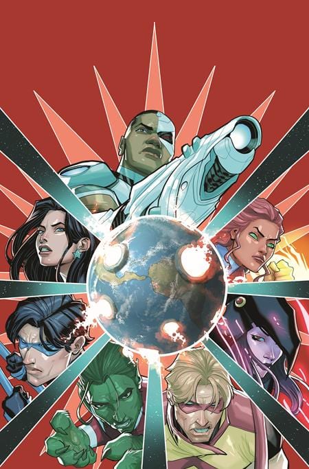 DC Comics Comic Books TITANS #28 CVR A PETE WOODS (DC K.O.) 76194138022302811 0825DC0032
